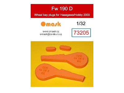 Fw 190 D Wheel Bay Plugs (For Hasegawa/Hobby 2000) - image 1