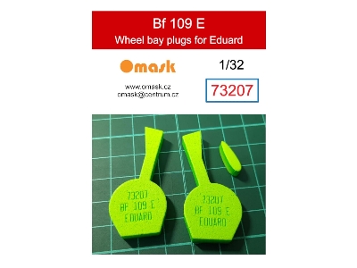 Messerschmitt Bf-109 E - Wheel Bay Plugs (For Eduard) - image 1