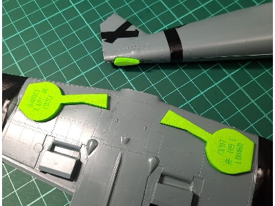 Messerschmitt Bf-109 E - Wheel Bay Plugs (For Eduard) - image 2
