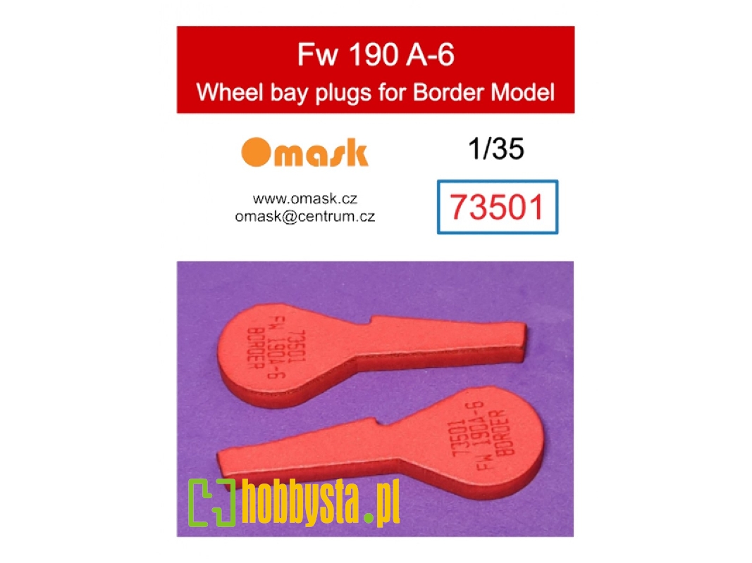 Fw 190 A-6 Wheel Bay Plugs (For Border Model Bf-003) - image 1 Fw 190 A-6 Wheel Bay Plugs (For Border Model Bf-003) - image 1