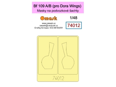 Messerschmitt Bf-109 A/B Masks (For Dora Wings Kits) - image 1