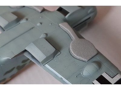Messerschmitt Bf-109 E Wheel Bay Plugs (For Eduard Kits) - image 3