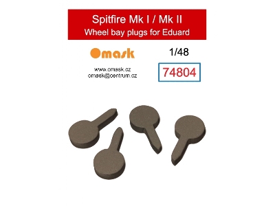 Supermarine Spitfire Mk.I / Mk.Ii Wheel Bay Plugs (For Eduard Kits) - image 1