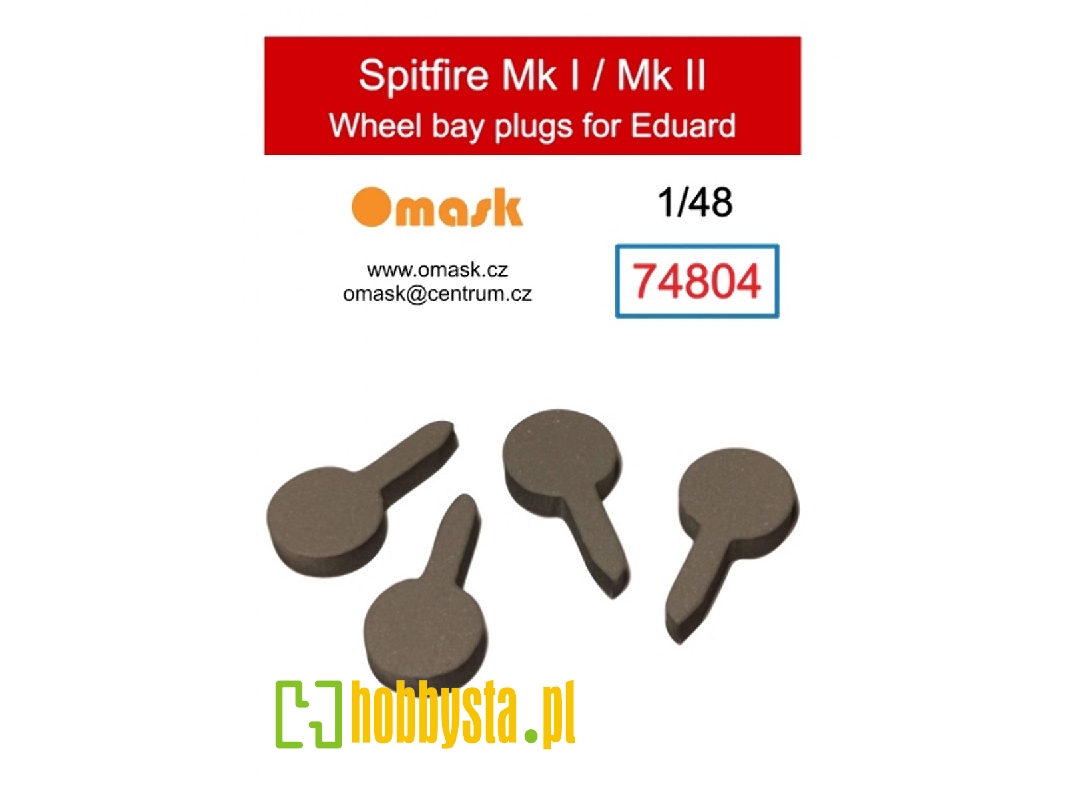 Supermarine Spitfire Mk.I / Mk.Ii Wheel Bay Plugs (For Eduard Kits) - image 1