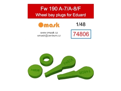 Focke-wulf Fw-190 A-7/A-8/F Wheel Bay Plugs (For Eduard Kits) - image 1