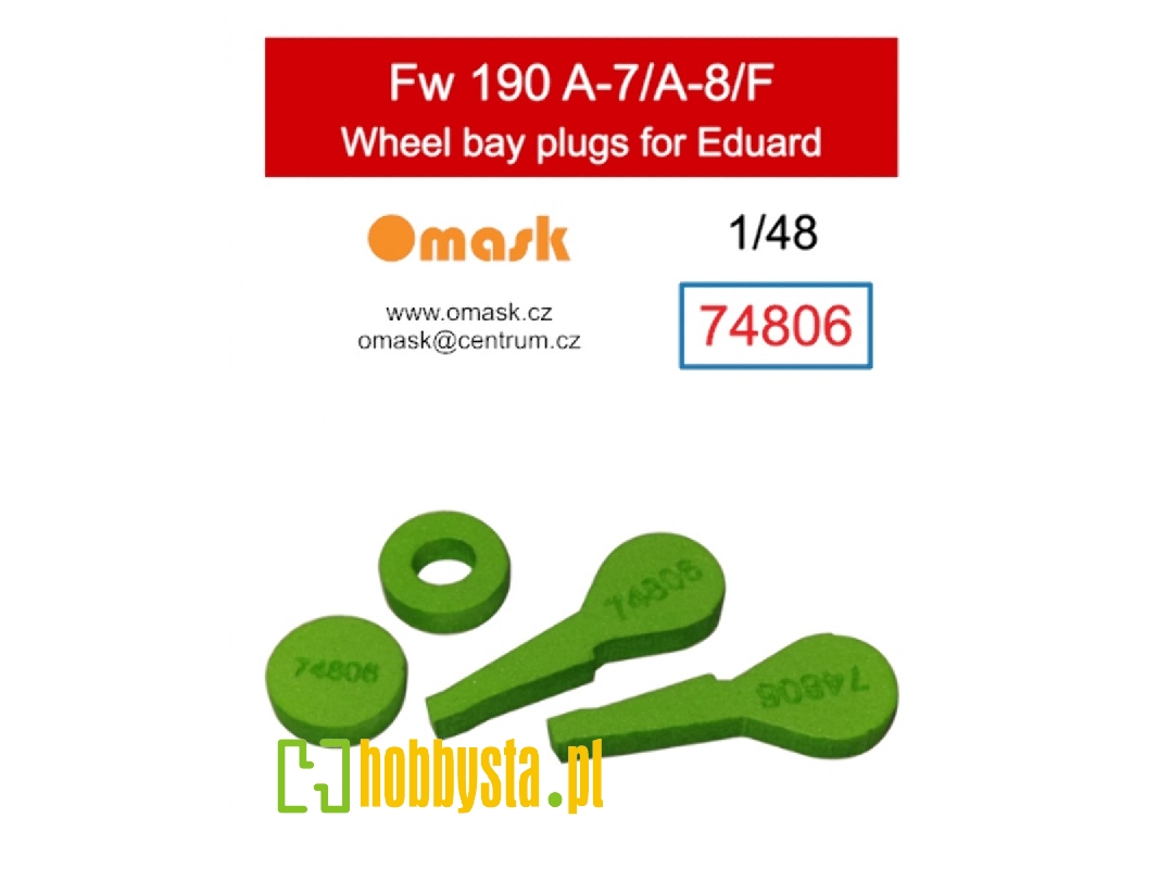 Focke-wulf Fw-190 A-7/A-8/F Wheel Bay Plugs (For Eduard Kits) - image 1
