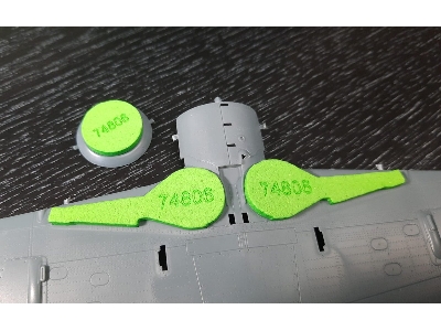 Focke-wulf Fw-190 A-7/A-8/F Wheel Bay Plugs (For Eduard Kits) - image 3