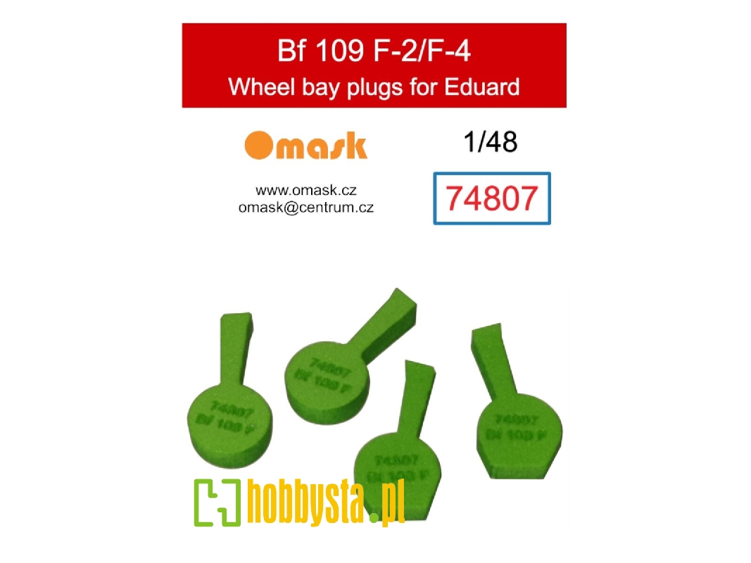 Messerschmitt Bf 109 F-2 / F-4 Wheel Bay Plugs (For Eduard Kits) - image 1 Messerschmitt Bf 109 F-2 / F-4 Wheel Bay Plugs (For Eduard Kits) - image 1