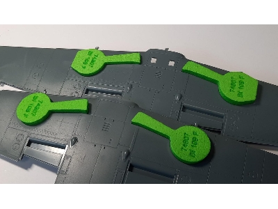 Messerschmitt Bf 109 F-2 / F-4 Wheel Bay Plugs (For Eduard Kits) - image 3