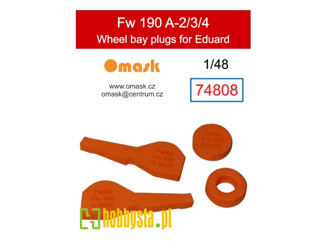 Focke-wulf Fw-190 A-2/3/4 Wheel Bay Plugs (For Eduard Kits) - image 1 Focke-wulf Fw-190 A-2/3/4 Wheel Bay Plugs (For Eduard Kits) - image 1
