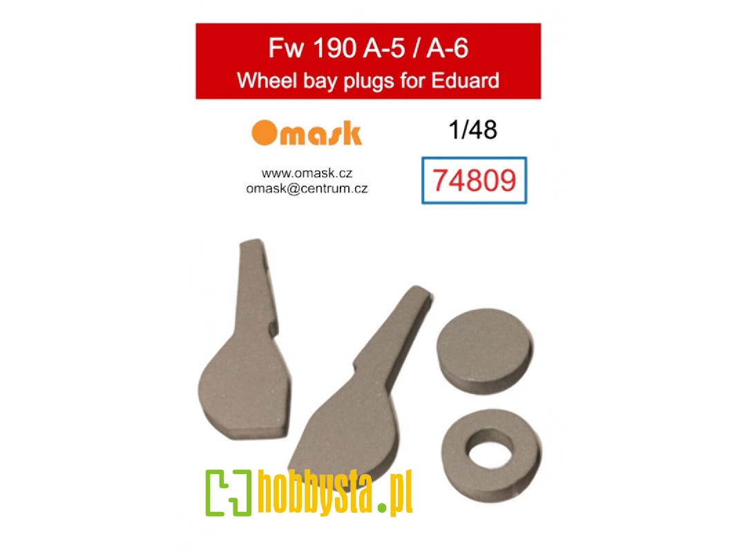 Focke-wulf Fw-190 A-5 / A-6 Wheel Bay Plugs (For Eduard Kits) - image 1 Focke-wulf Fw-190 A-5 / A-6 Wheel Bay Plugs (For Eduard Kits) - image 1