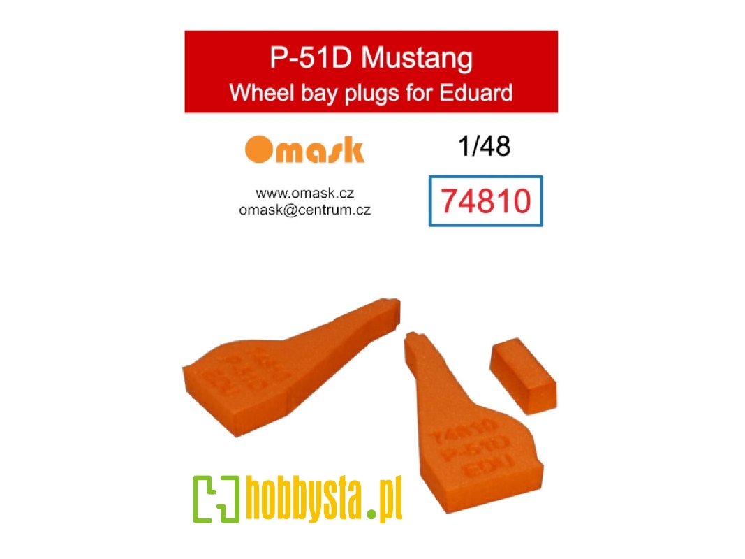 North American P-51 D Mustang Wheel Bay Plugs (For Eduard Kits) - image 1 North American P-51 D Mustang Wheel Bay Plugs (For Eduard Kits) - image 1