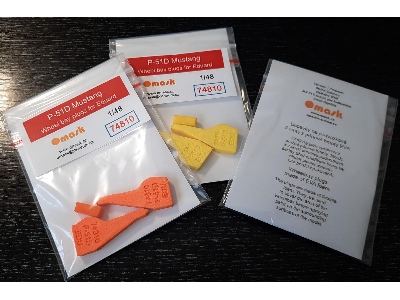 North American P-51 D Mustang Wheel Bay Plugs (For Eduard Kits) - image 2