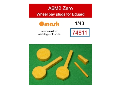 Mitsubushi A6m2 Zero Wheel Bay Plugs (For Eduard Kits) - image 1