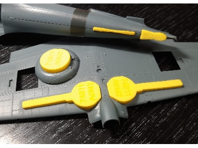 Mitsubushi A6m2 Zero Wheel Bay Plugs (For Eduard Kits) - image 2