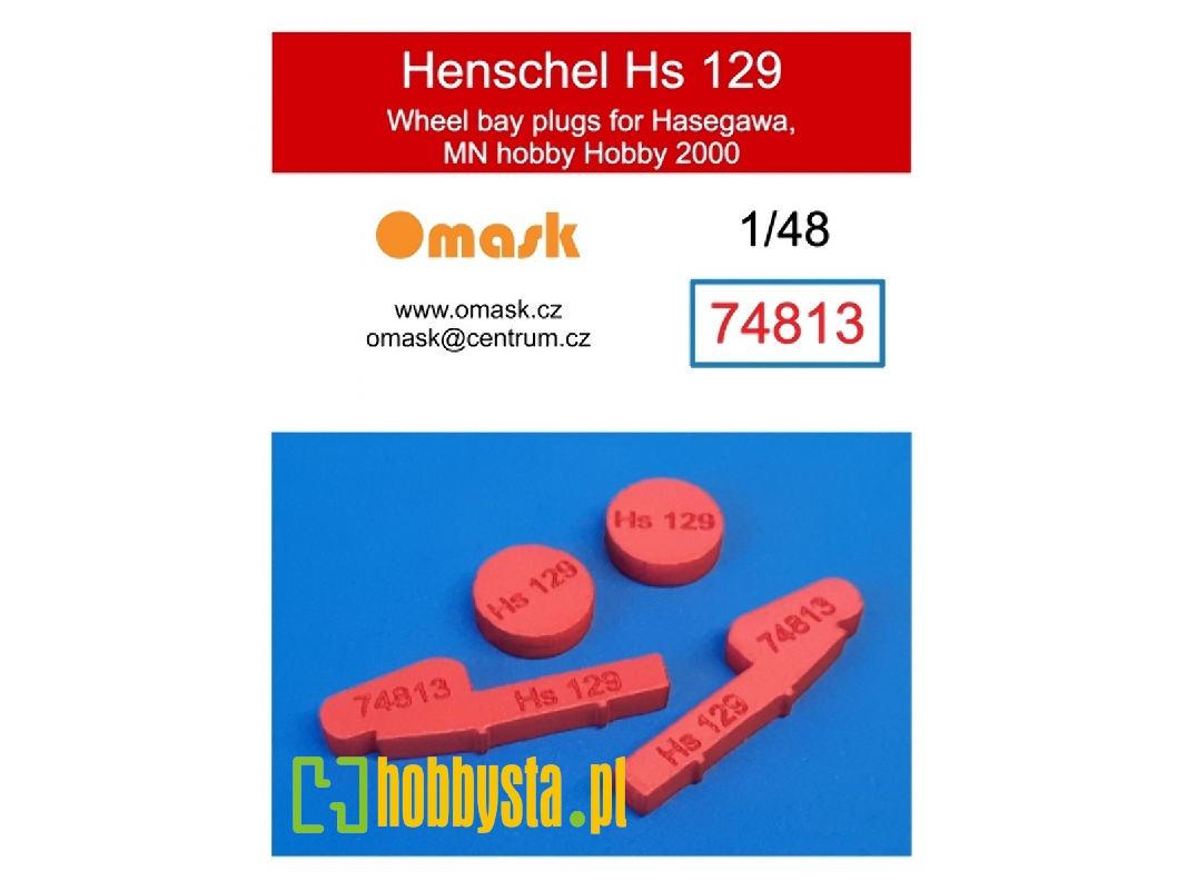 Henschel Hs 129 Wheel Bay Plugs (For Hasegawa / Mn Hobby / Hobby 2000 / Revell Kits) - image 1 Henschel Hs 129 Wheel Bay Plugs (For Hasegawa / Mn Hobby / Hobby 2000 / Revell Kits) - image 1
