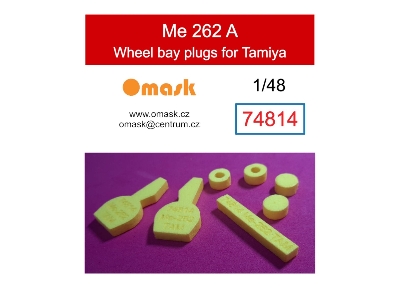 Messerschmitt Me-262 A Wheel Bay Plugs (For Tamiya Kits) - image 1