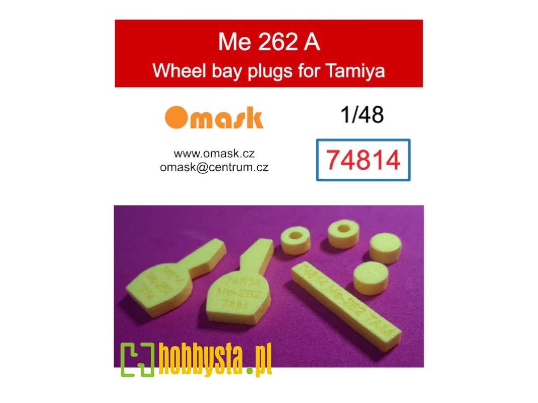 Messerschmitt Me-262 A Wheel Bay Plugs (For Tamiya Kits) - image 1 Messerschmitt Me-262 A Wheel Bay Plugs (For Tamiya Kits) - image 1