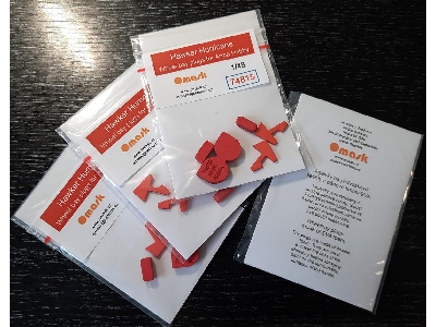 Hawker Hurricane Wheel Bay Plugs (For Arma Hobby Kits) - image 4