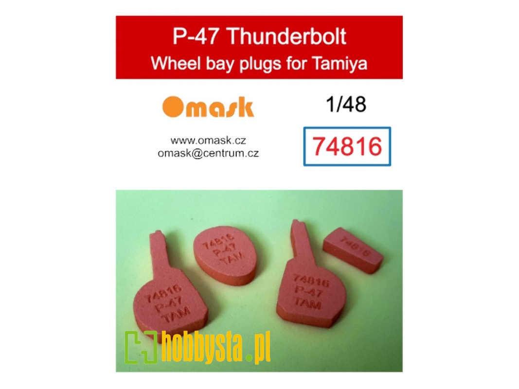 Republic P-47 Thunderbolt Wheel Bay Plugs (For Tamiya Kits) - image 1 Republic P-47 Thunderbolt Wheel Bay Plugs (For Tamiya Kits) - image 1