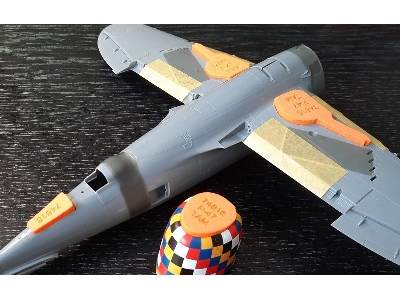 Republic P-47 Thunderbolt Wheel Bay Plugs (For Tamiya Kits) - image 2