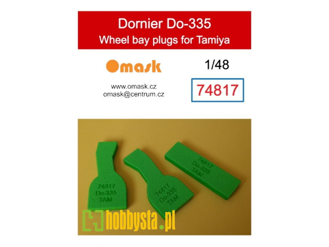 Dornier Do-335 Wheel Bay Plugs (For Tamiya Kits) - image 1 Dornier Do-335 Wheel Bay Plugs (For Tamiya Kits) - image 1