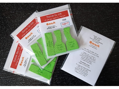 Dornier Do-335 Wheel Bay Plugs (For Tamiya Kits) - image 3