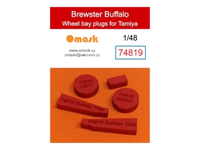 Brewster Buffalo Wheel Bay Plugs (For Tamiya 61019, 61031, 61094) - image 1