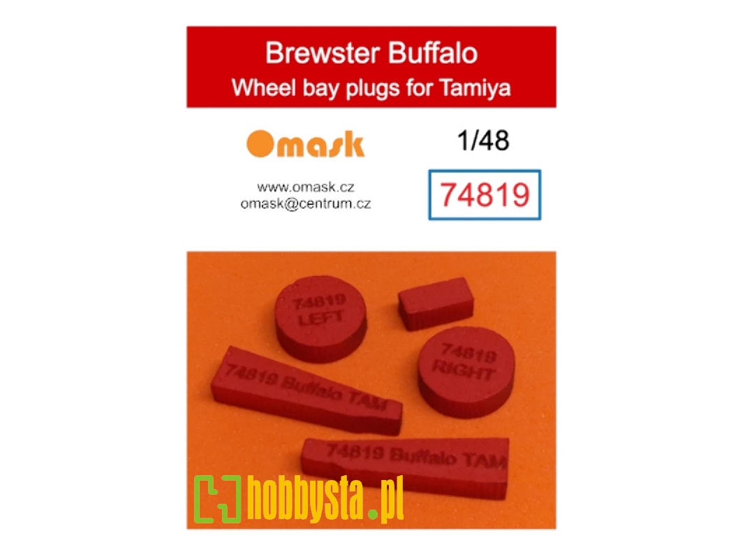 Brewster Buffalo Wheel Bay Plugs (For Tamiya 61019, 61031, 61094) - image 1 Brewster Buffalo Wheel Bay Plugs (For Tamiya 61019, 61031, 61094) - image 1