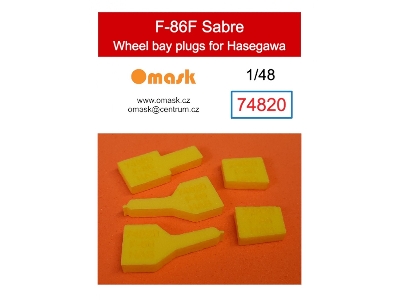 F-86f Sabre Wheel Bay Plugs (For Hasegawa) - image 1
