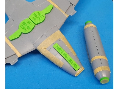 Me-262 A Wheel Bay Plugs (For Hobby Boss) - image 3