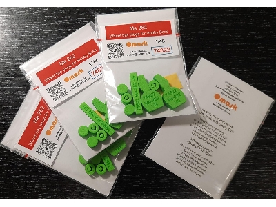 Me-262 A Wheel Bay Plugs (For Hobby Boss) - image 6