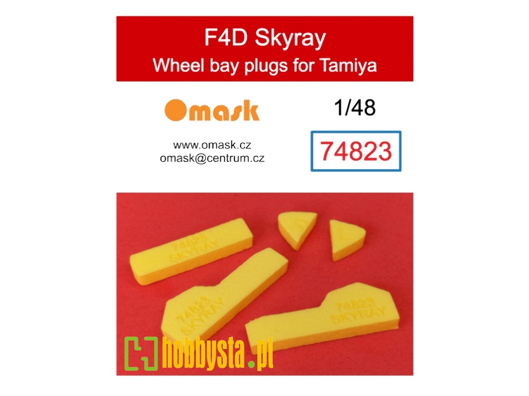 F4d Skyray Wheel Bay Plugs (For Tamiya 61055) - image 1 F4d Skyray Wheel Bay Plugs (For Tamiya 61055) - image 1