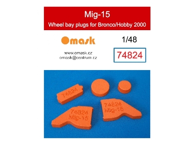 Mig-15 Wheel Bay Plugs (For Bronco/Hobby 2000) - image 1