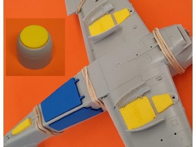A-1h/J Skyraider Wheel Bay Plugs (For Tamiya 61058, 61073) - image 3
