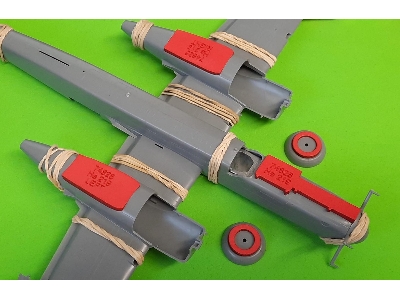 Heinkel He 219 Wheel Bay Plugs (For Tamiya 61057, 89682) - image 3