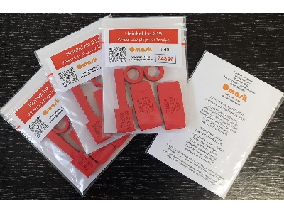 Heinkel He 219 Wheel Bay Plugs (For Tamiya 61057, 89682) - image 4