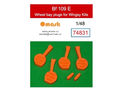 Bf 109 E Wheel Bay Plugs (For Wingsy Kits) - image 1