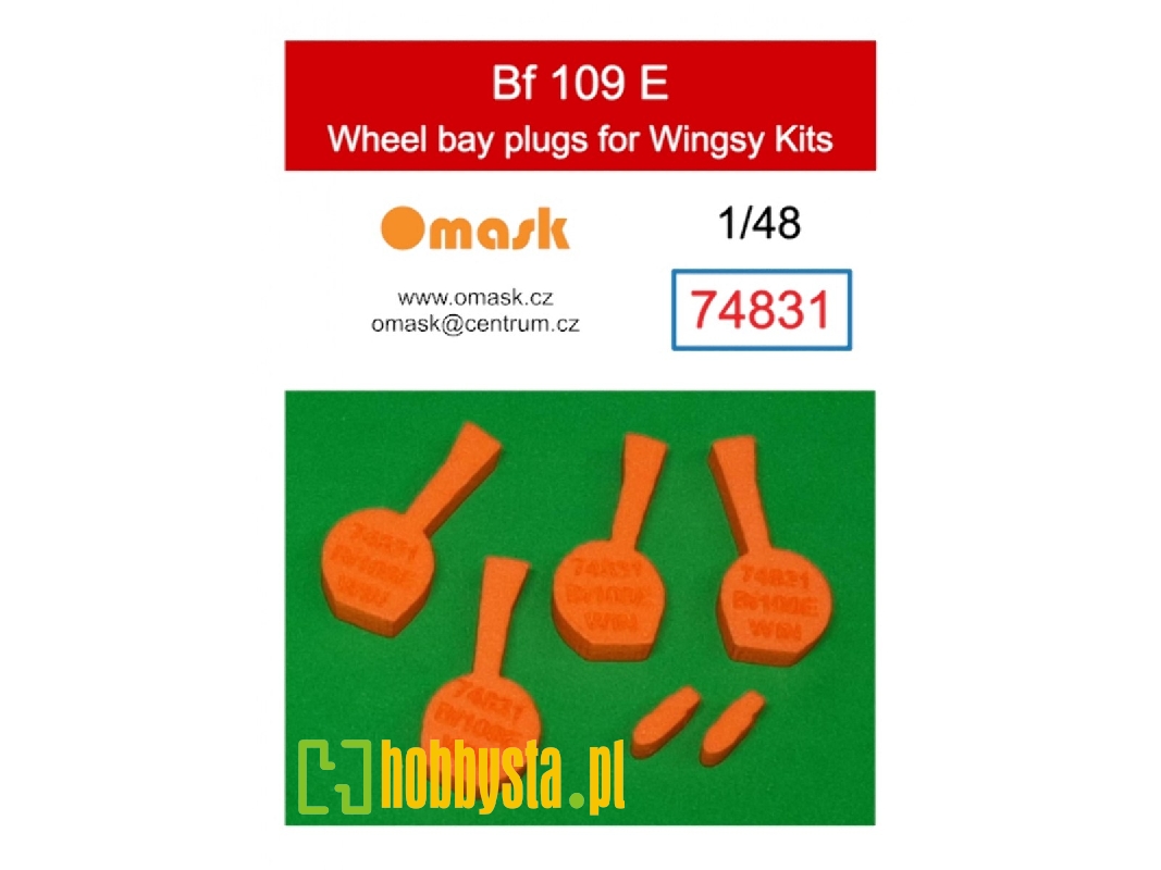 Bf 109 E Wheel Bay Plugs (For Wingsy Kits) - image 1 Bf 109 E Wheel Bay Plugs (For Wingsy Kits) - image 1