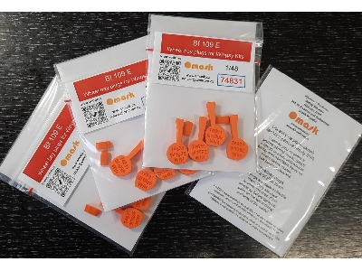 Bf 109 E Wheel Bay Plugs (For Wingsy Kits) - image 4