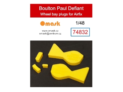 Boulton Paul Defiant Wheel Bay Plugs (For Airfix A05128, A05128a, A05132) - image 1