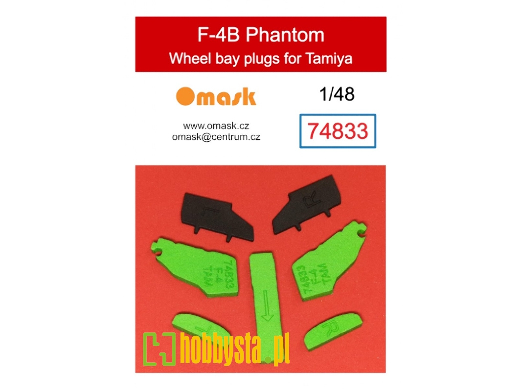 F-4b Phantom Wheel Bay Plugs (For Tamiya 61121) - image 1 F-4b Phantom Wheel Bay Plugs (For Tamiya 61121) - image 1