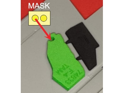 F-4b Phantom Wheel Bay Plugs (For Tamiya 61121) - image 4