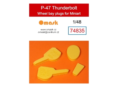 P-47 Thunderbolt Wheel Bay Plugs (For Miniart 48009) - image 1