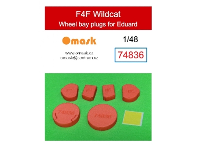 F4f Wildcat Wheel Bay Plugs (For Eduard) - image 1