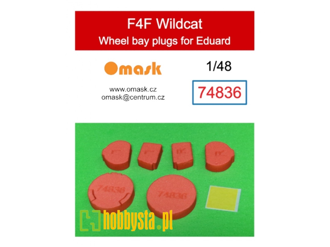 F4f Wildcat Wheel Bay Plugs (For Eduard) - image 1 F4f Wildcat Wheel Bay Plugs (For Eduard) - image 1