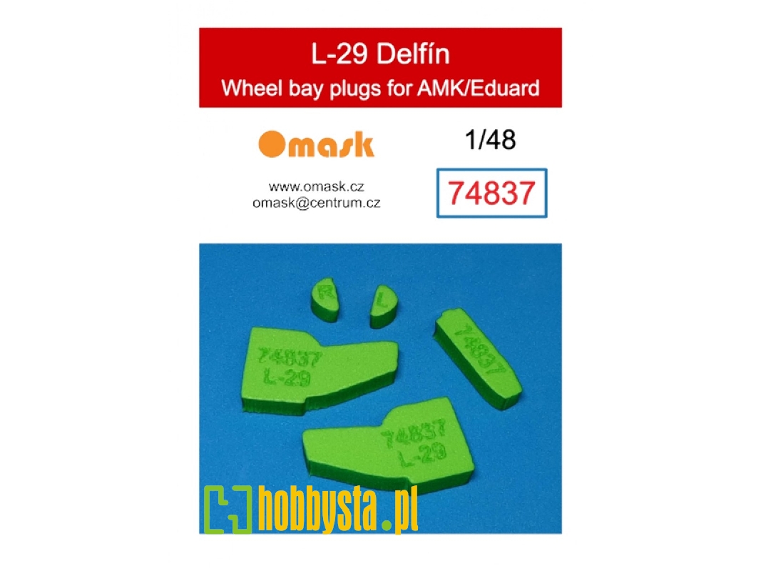 L-29 Delfín Wheel Bay Plugs (For Amk/Eduard) - image 1 L-29 Delfín Wheel Bay Plugs (For Amk/Eduard) - image 1