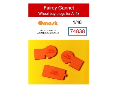 Fairey Gannet Wheel Bay Plugs (For Airfix A11007) - image 1