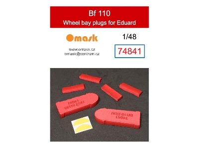 Bf 110 Wheel Bay Plugs (For Eduard) - image 1