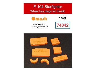 F-104 Starfighter Wheel Bay Plugs (For Kinetic) - image 1